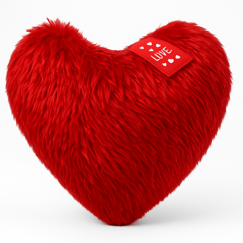 Cushion Fur - Heart Shape
