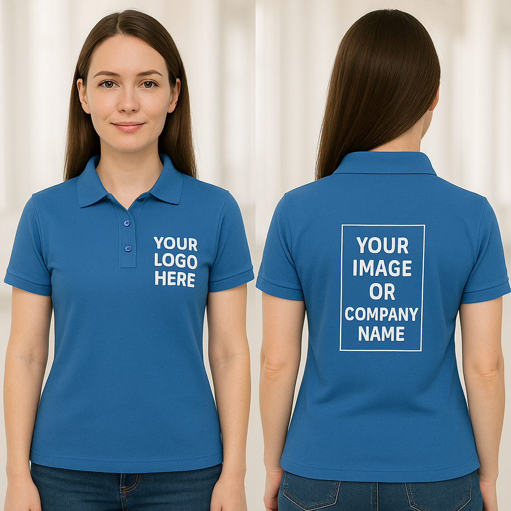 Polo T-shirt (Both Sides Customization )(Unisex)