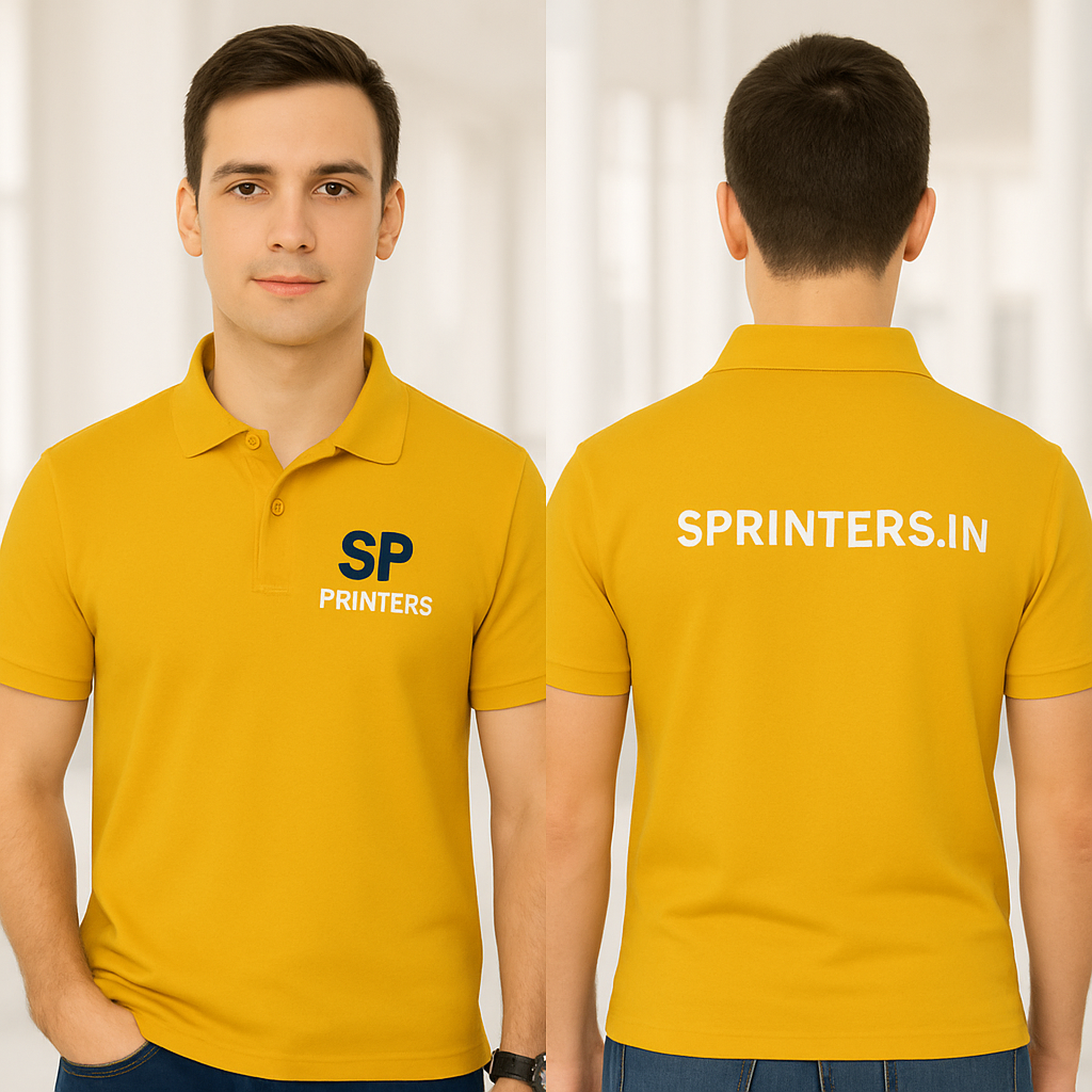 Polo T-shirt (Both Sides Customization )(Unisex)