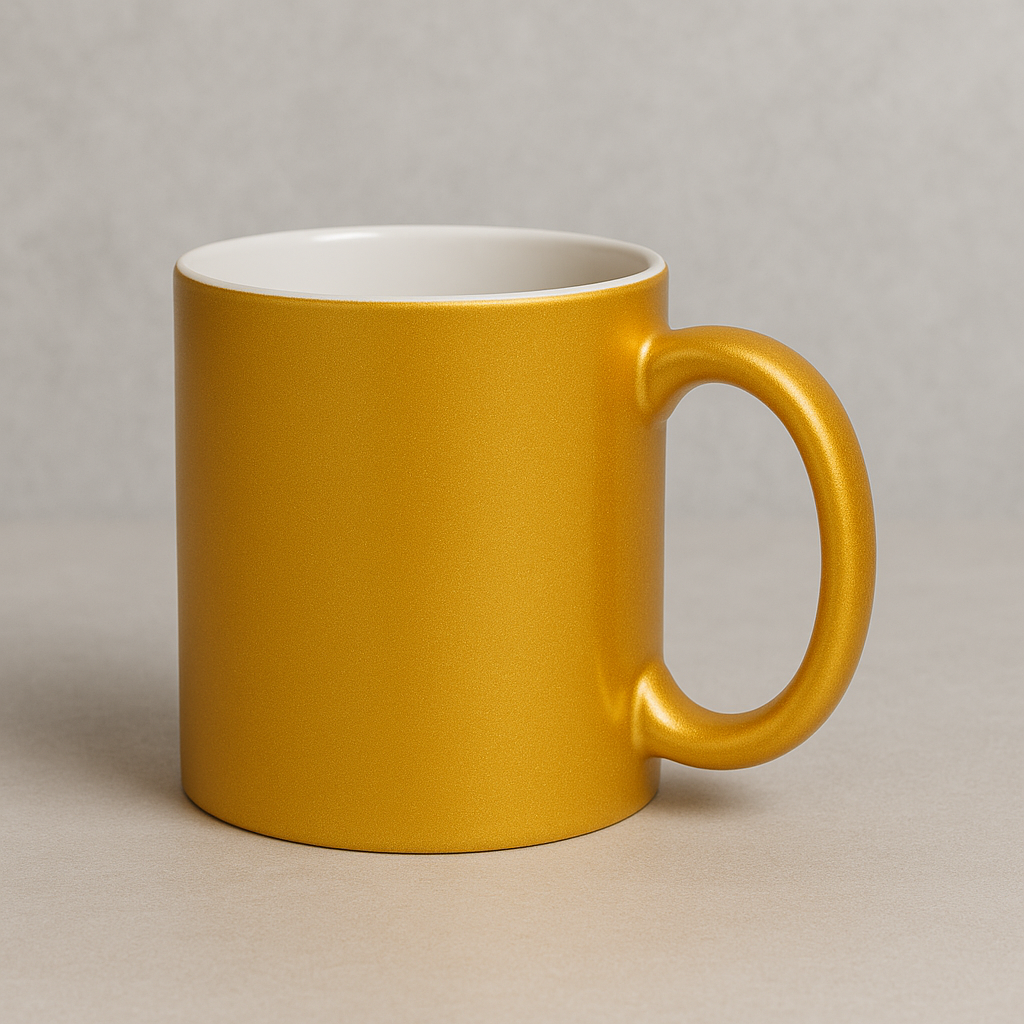 Golden And Silver Mug