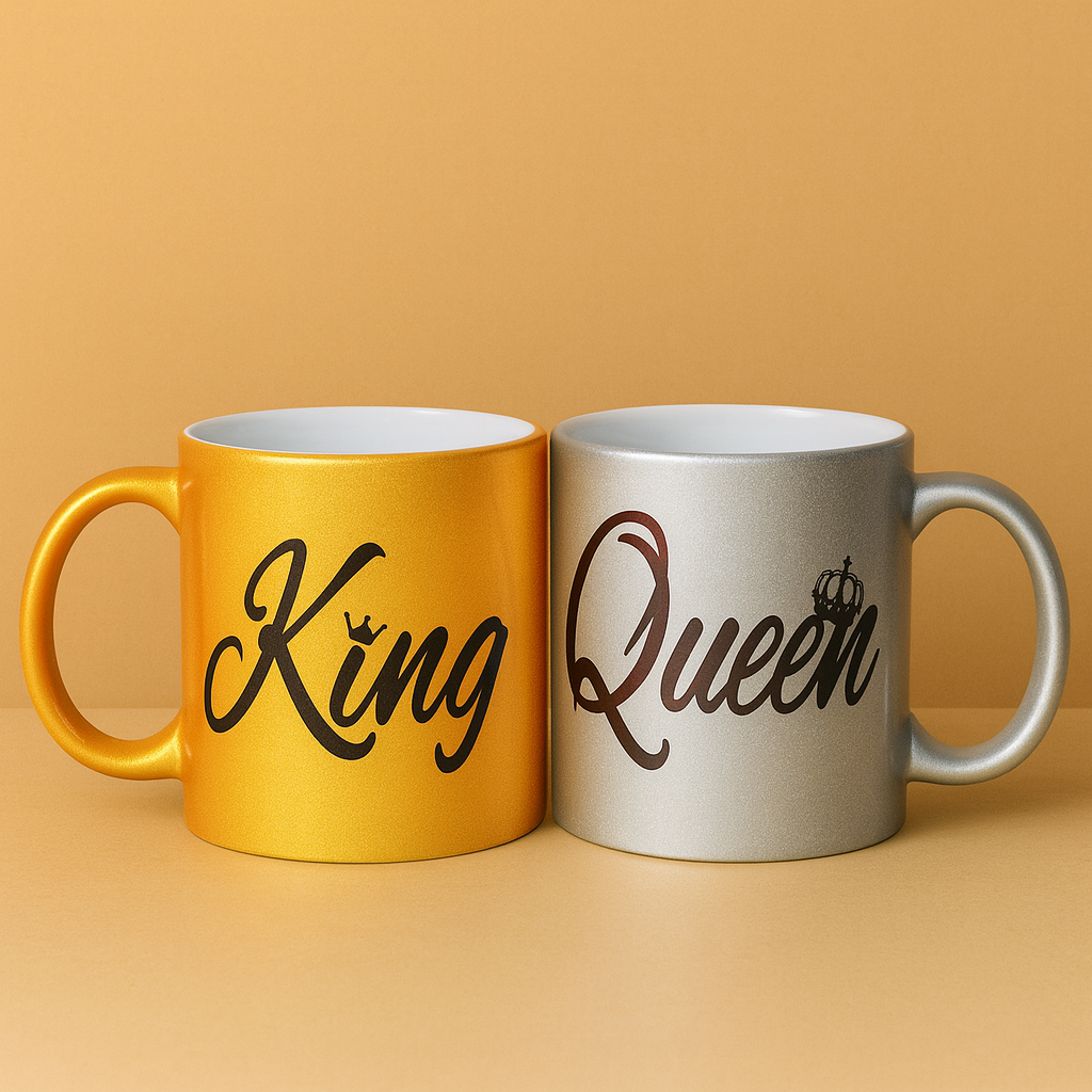 Golden And Silver Mug