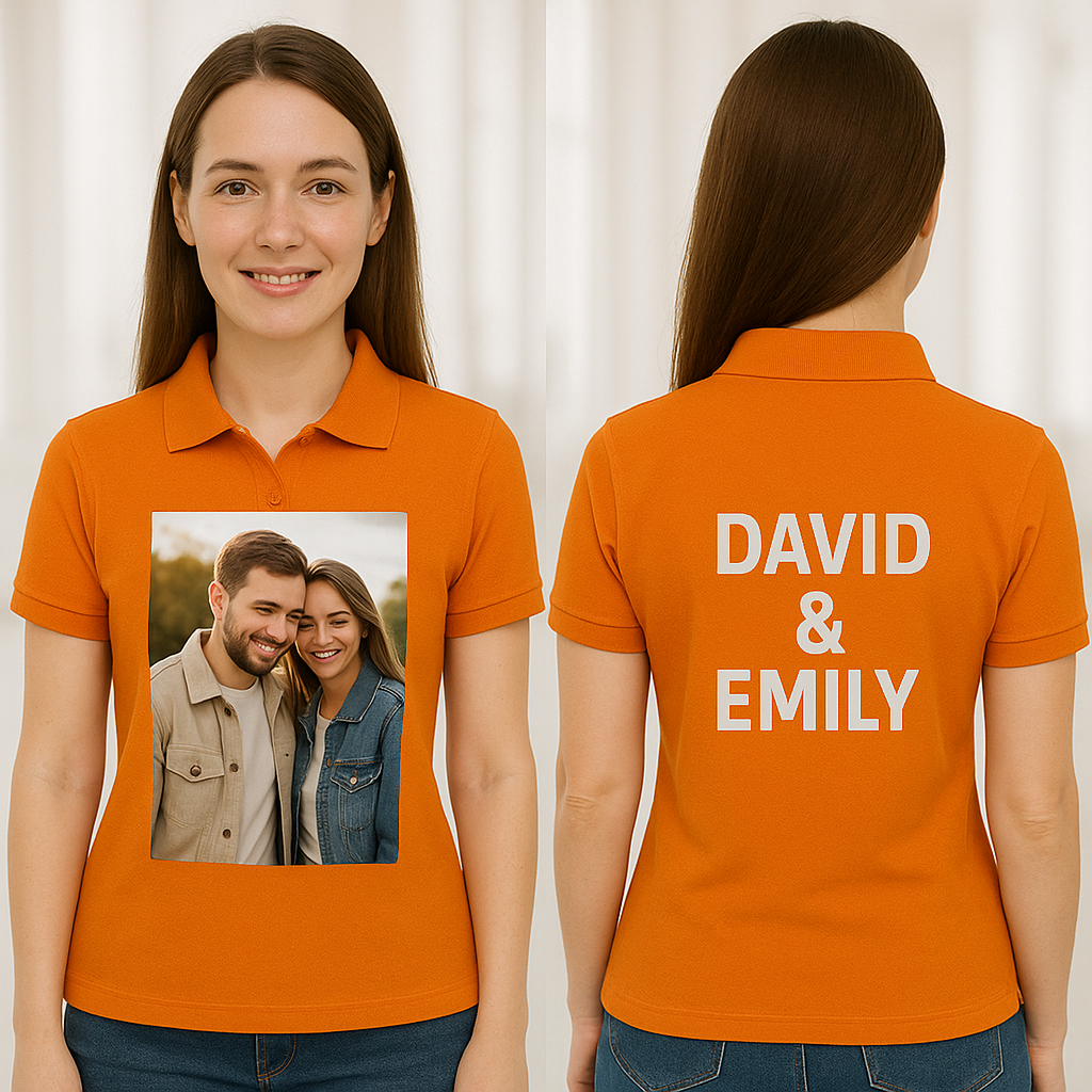 Polo T-shirt (Both Sides Customization )(Unisex)