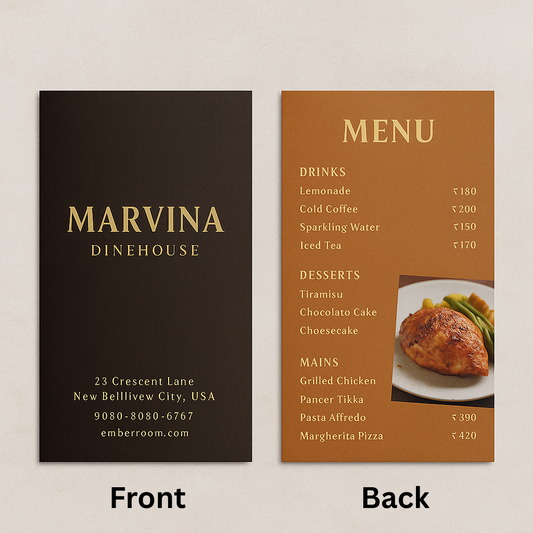Restaurant Menu