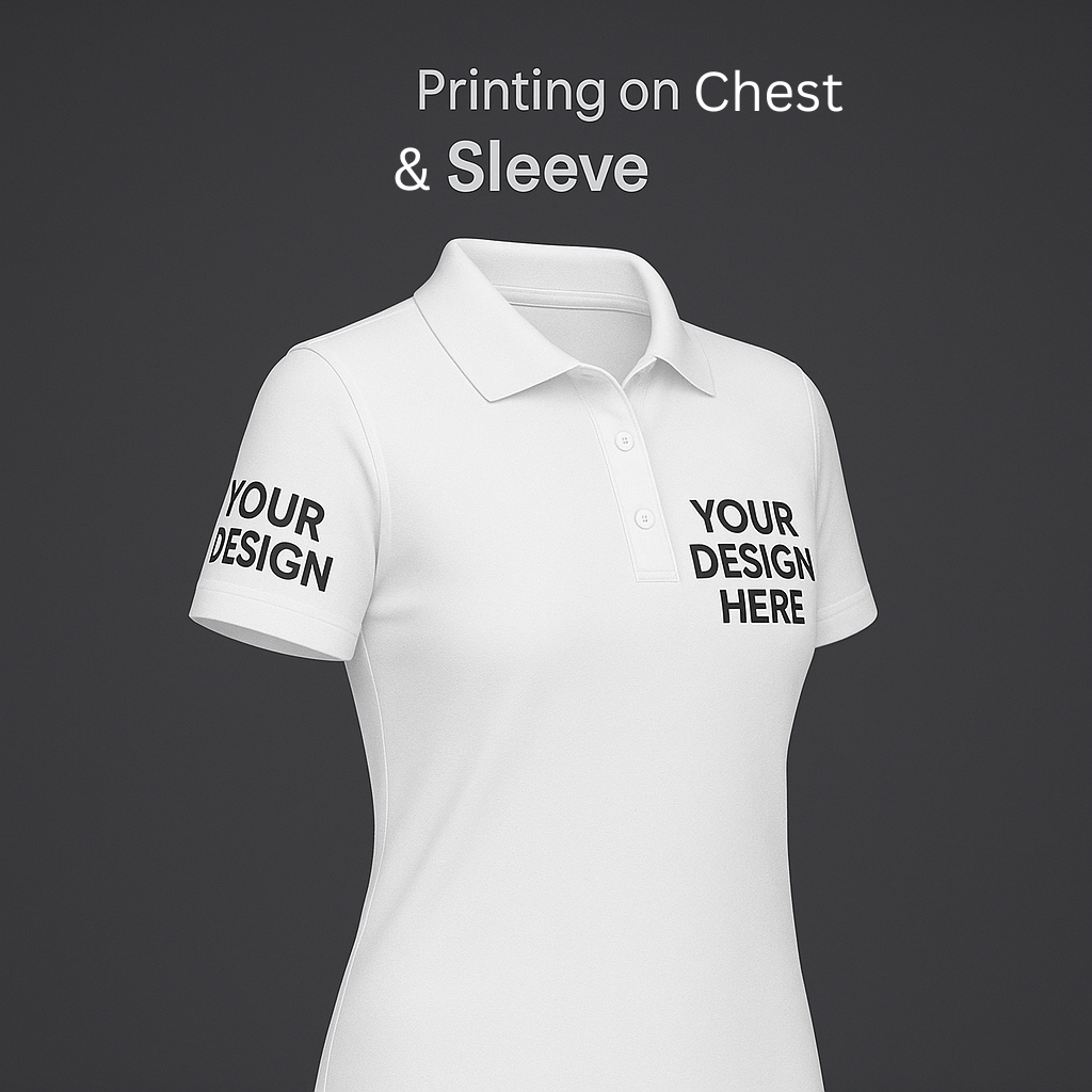 Polo T-shirt (Both Sides Customization )(Unisex)