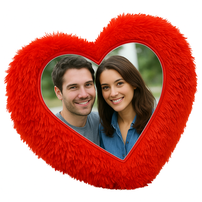 Cushion Fur - Heart Shape