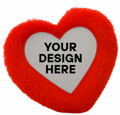 Cushion Fur - Heart Shape