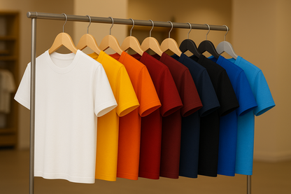 Cotton Unisex Both Sides T-Shirt Printing (Round)