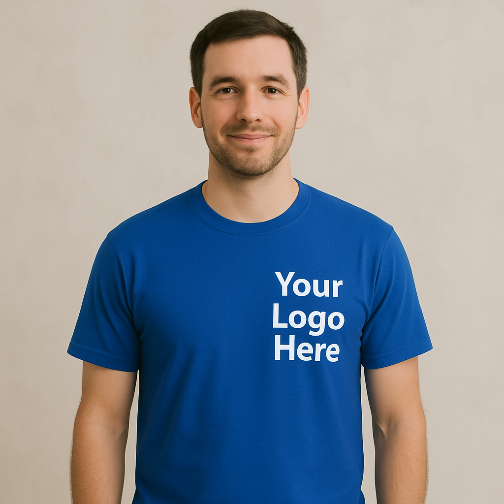 Cotton Unisex Both Sides T-Shirt Printing (Round)