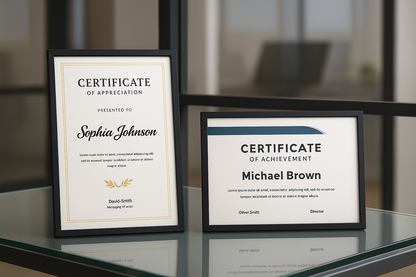 Certificates