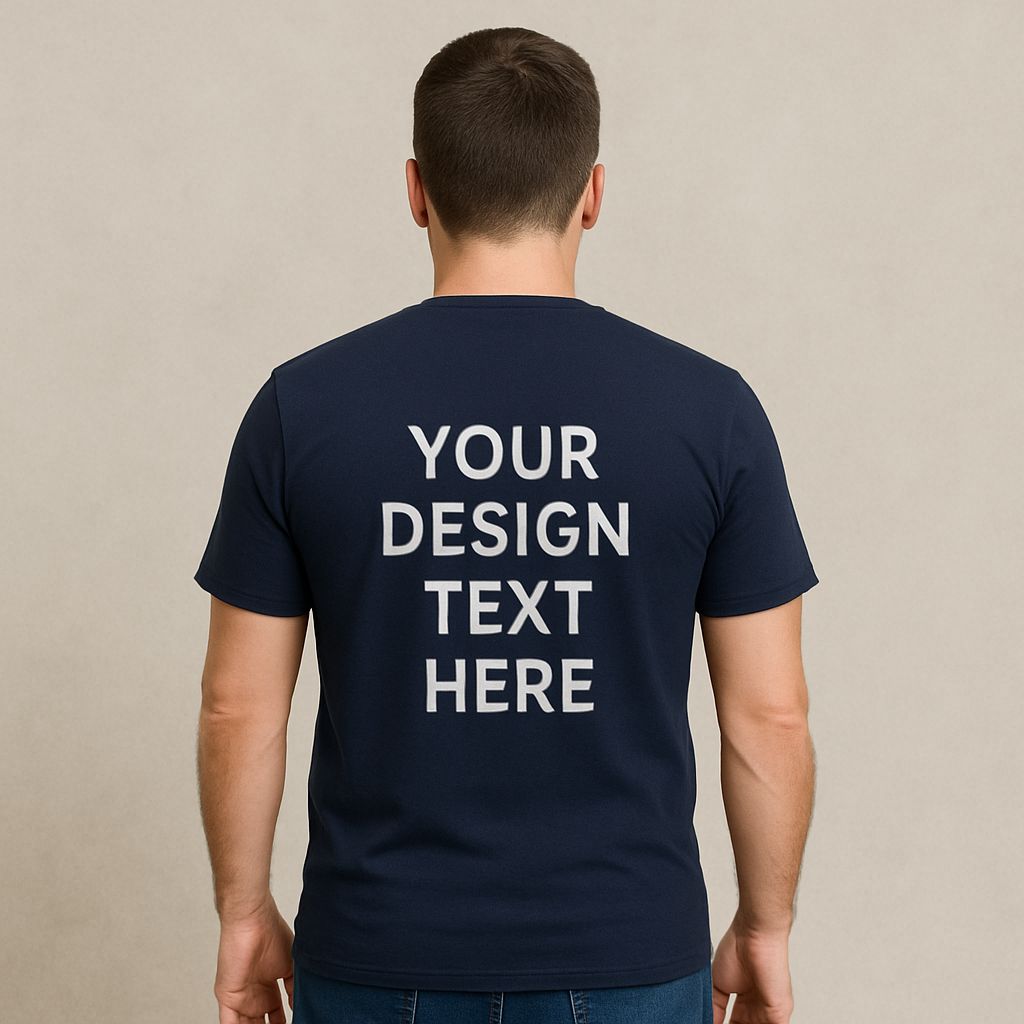 Cotton Unisex Both Sides T-Shirt Printing (Round)