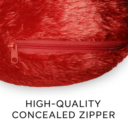 Cushion Fur - Heart Shape