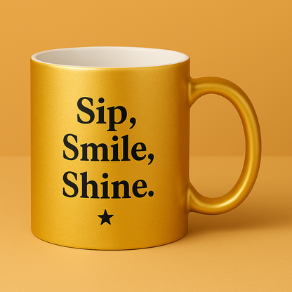 Golden And Silver Mug