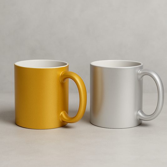Golden And Silver Mug