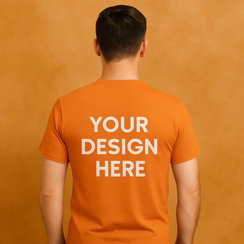 Cotton Unisex Both Sides T-Shirt Printing (Round)