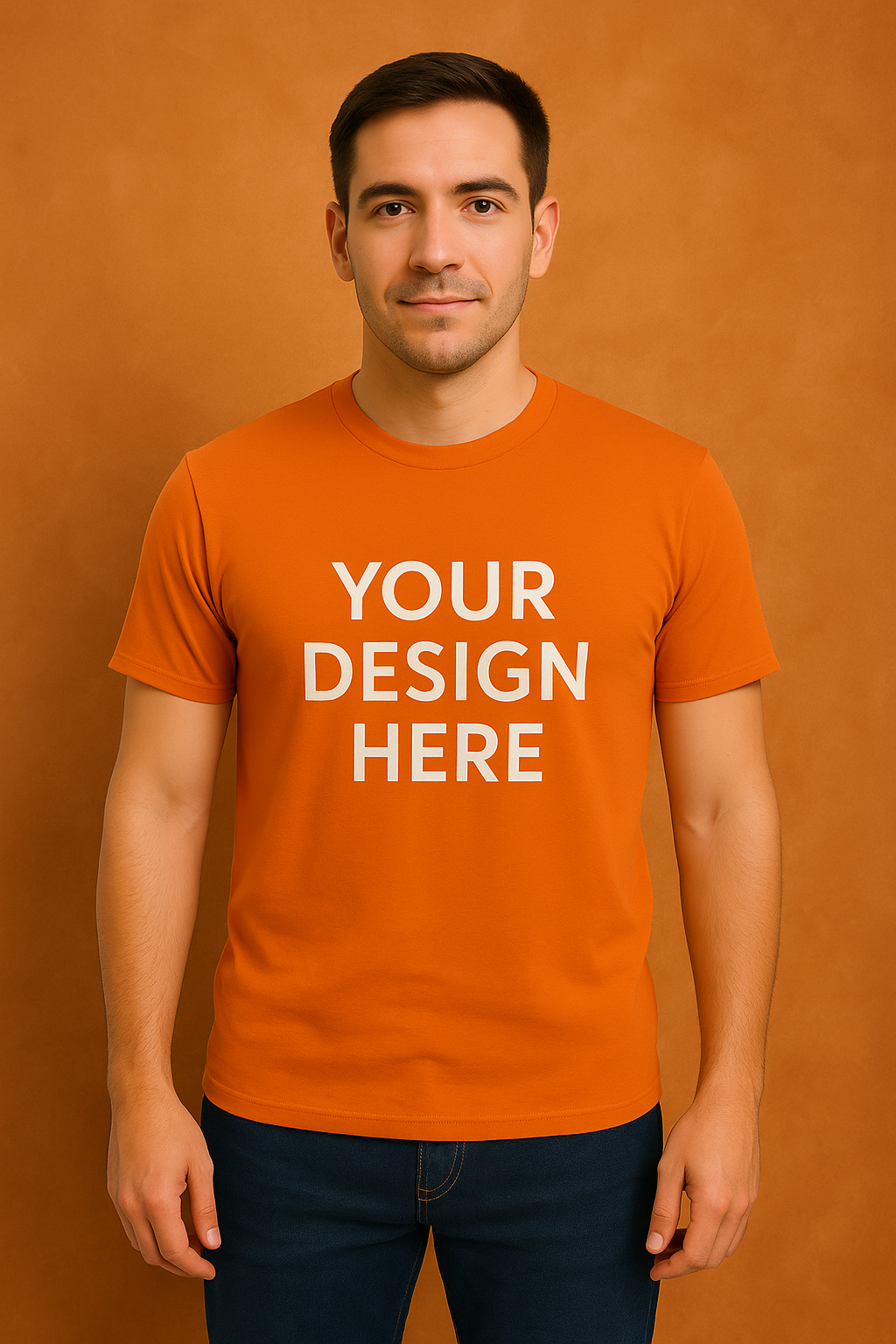 Cotton Unisex Both Sides T-Shirt Printing (Round)
