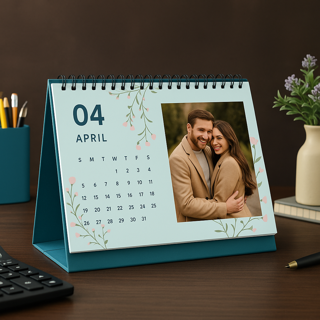 Personalised Desk Calendar