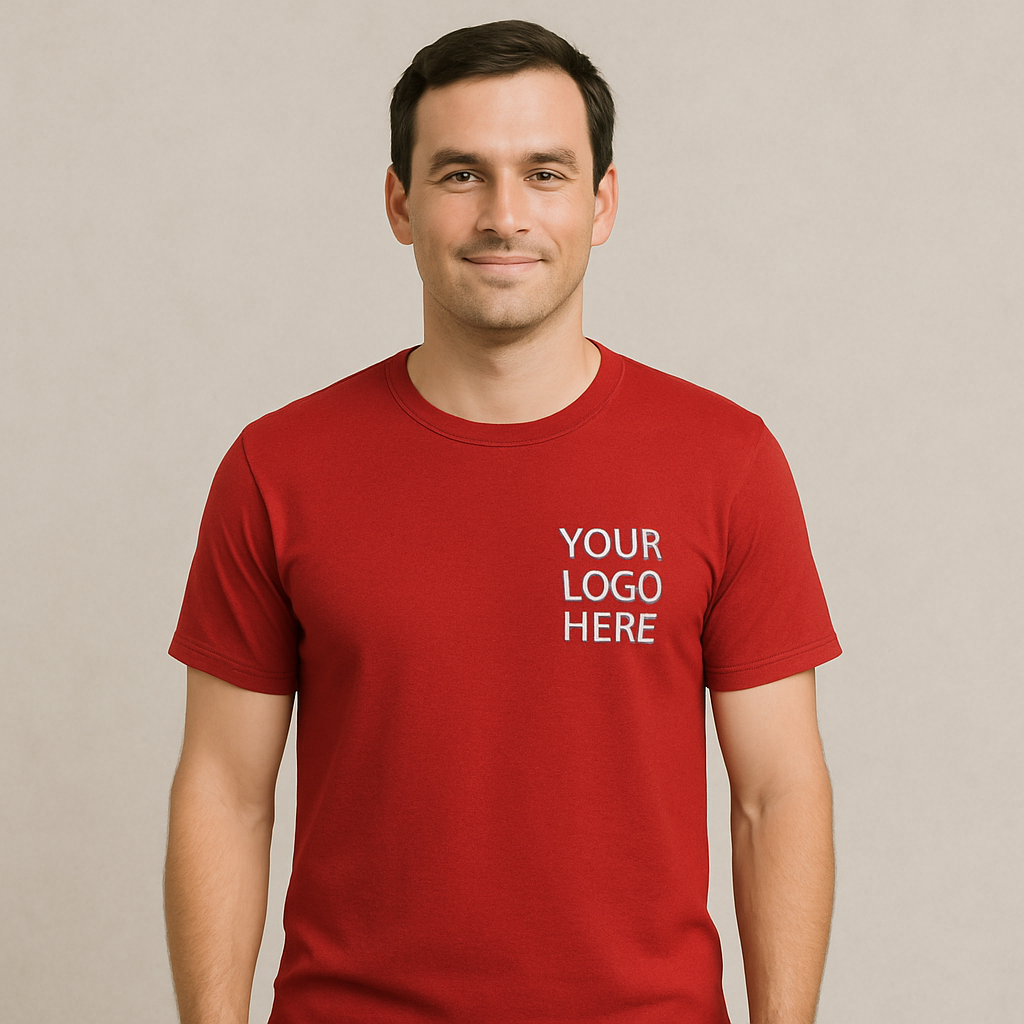 Cotton Unisex Both Sides T-Shirt Printing (Round)