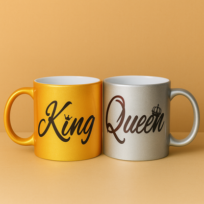Golden And Silver Mug