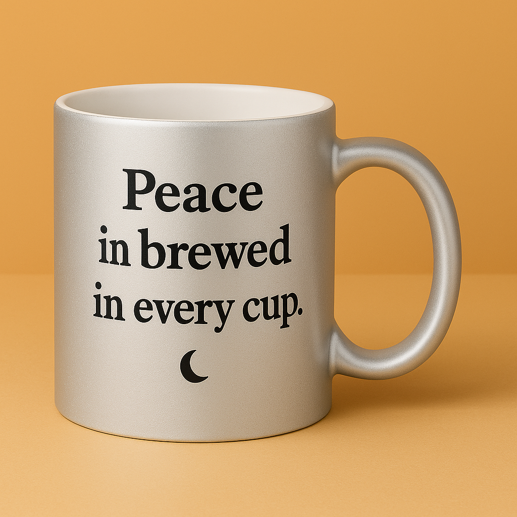 Golden And Silver Mug