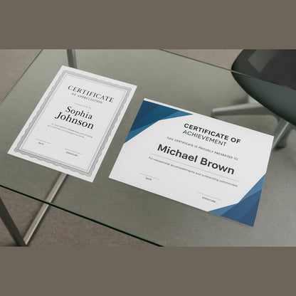 Certificates