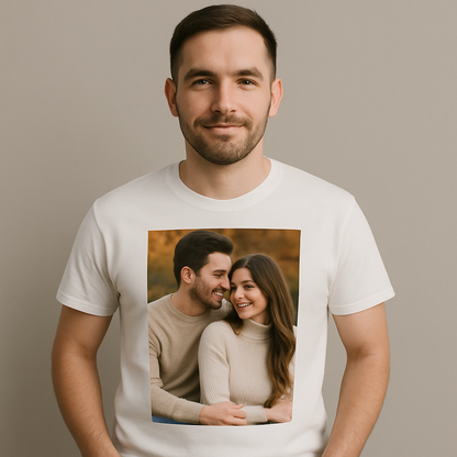 Cotton T-shirt Unisex (Round) - Single Side Print