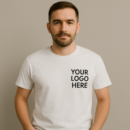 Cotton Unisex Both Sides T-Shirt Printing (Round)